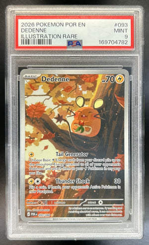 Dedenne Perfect Order #093/088 Illustration Rare PSA 9