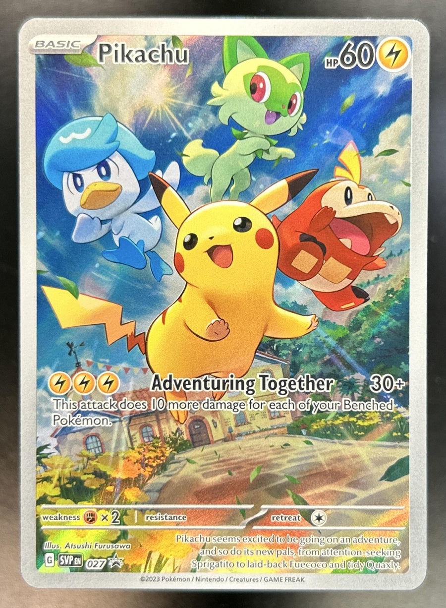 Pikachu SV Black Star Promos #027 2023