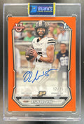 Ryan Browne 2026 Bowman #BPPA-RB Paper Auto Orange 12/25 1st Prospect Boilermakers