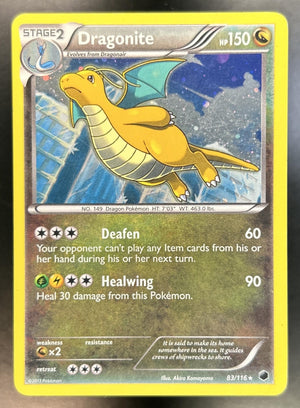 Dragonite Black & White Plasma Freeze #83/116 Holo LP