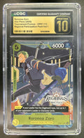 Roronoa Zoro One Piece Day Dallas #OP07-113 Promo CGC Pristine 10