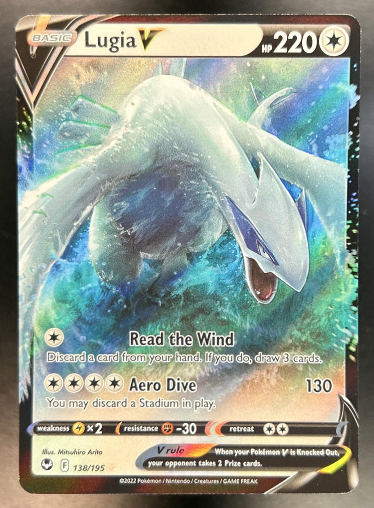 Lugia V Sword & Shield Silver Tempest #138/195 Holo
