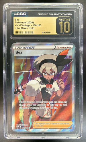 Bea Sword & Shield Vivid Voltage #180/185 CGC Pristine 10