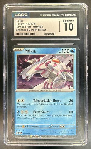 Palkia SV Paradox Rift #040/182 CGC 10