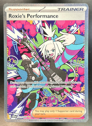 Roxie's Performance 2026 Pokemon Mega Evolution Chaos Rising #121/086 Special Illustration Rare