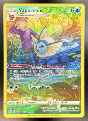 Vaporeon Sword & Shield Brilliant Stars #TG02/TG30 Trainer Gallery Holo