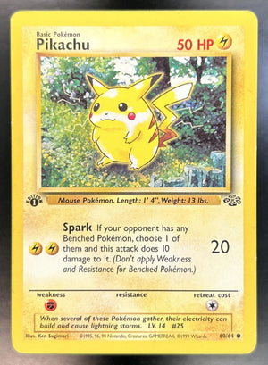 Pikachu Jungle 1st Edition #60/64 LP