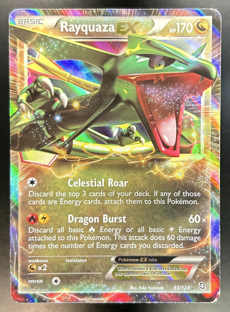 Rayquaza Black & White Dragons Exalted #85 LP/MP