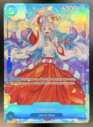 Yamato Carrying On His Will #OP13-054 Alternate Art SP