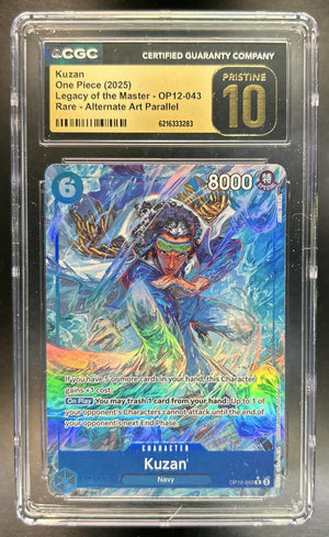 Kuzan Legacy of the Master #OP12-043 Alternate Art CGC Pristine 10