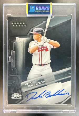 Drake Baldwin 2026 Topps Chrome Black #CBA-DB Auto Braves