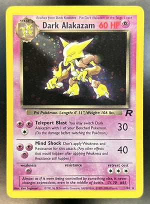Dark Alakazam Team Rocket #1/82 Holo LP