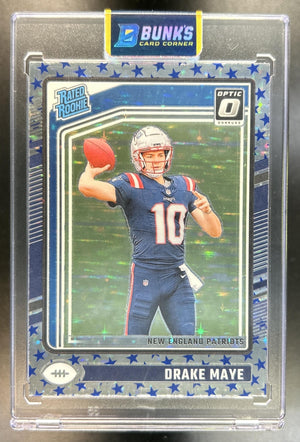 Drake Maye 2024 Panini Donruss Optic #229 Stars Rated Rookie Patriots