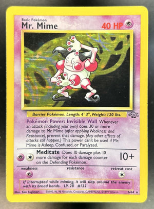 Mr. Mime Jungle #6/64 Holo LP