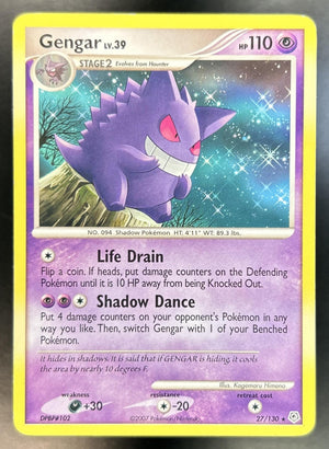 Gengar Diamond & Pearl #27/130 LP/MP