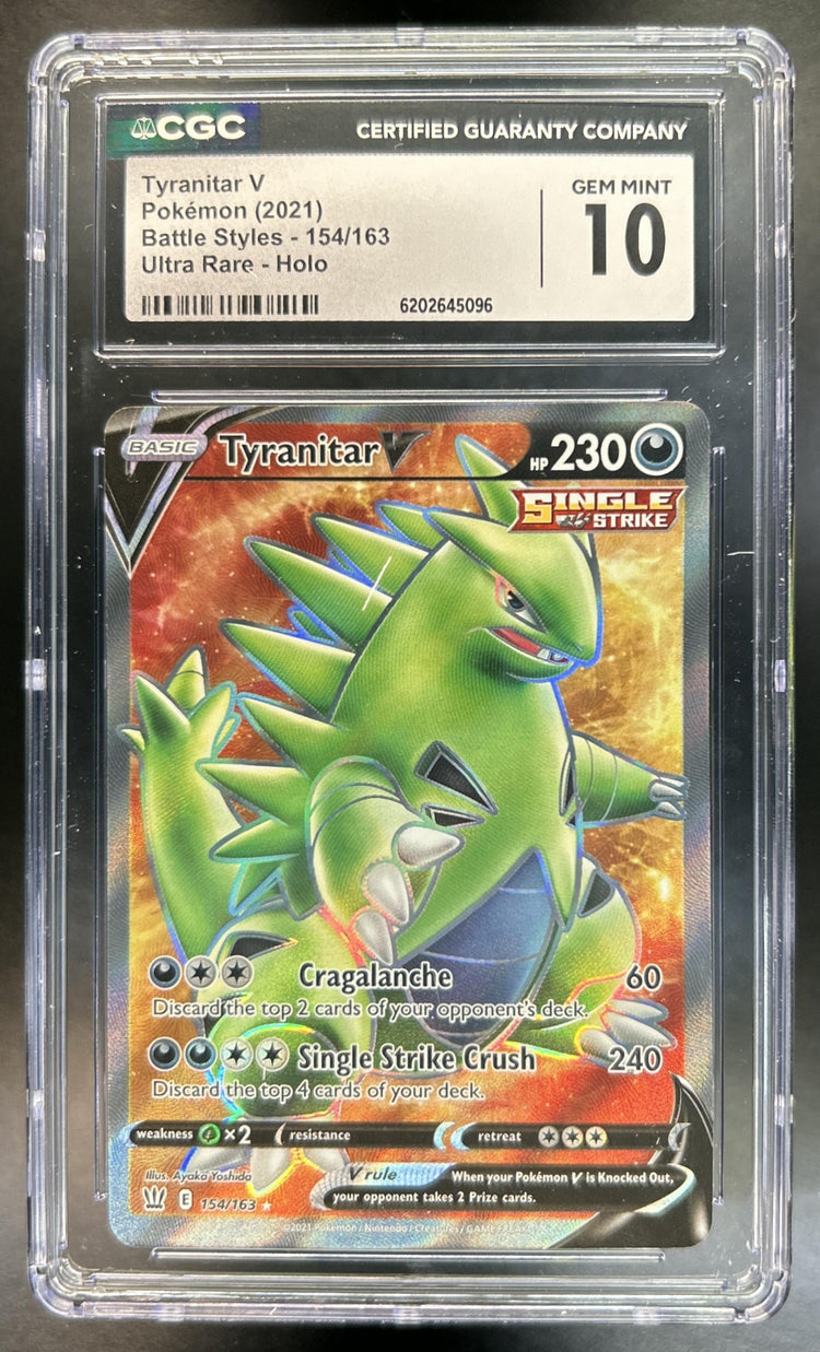 Tyranitar V front image