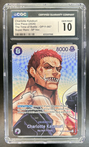 Charlotte Katakuri The Time of Battle #OP11-067 Special Card CGC 10