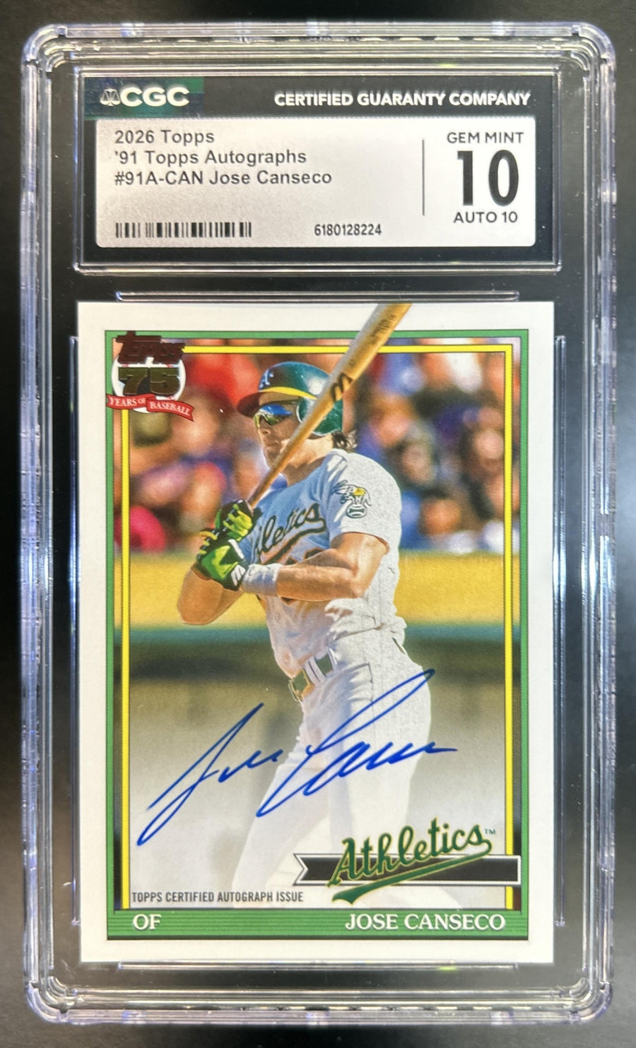 Jose Canseco front image