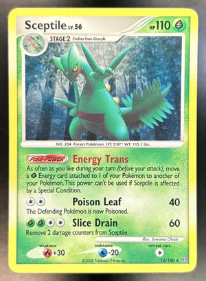 Sceptile Diamond & Pearl Stormfront #10/100 Holo LP