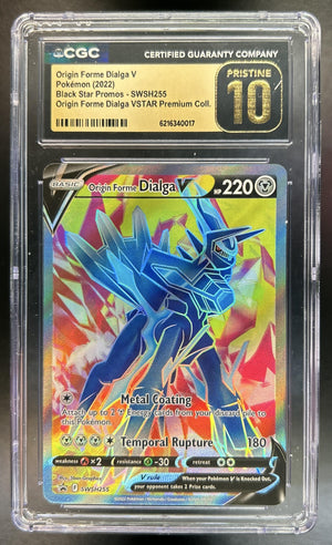 Origin Forme Dialga Pokemon Sword & Shield Black Star Promos #SWSH255 2022 CGC Pristine 10