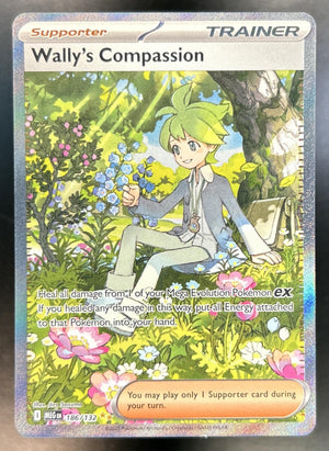 Wally's Compassion Mega Evolution #186/132 Special Illustration Rare