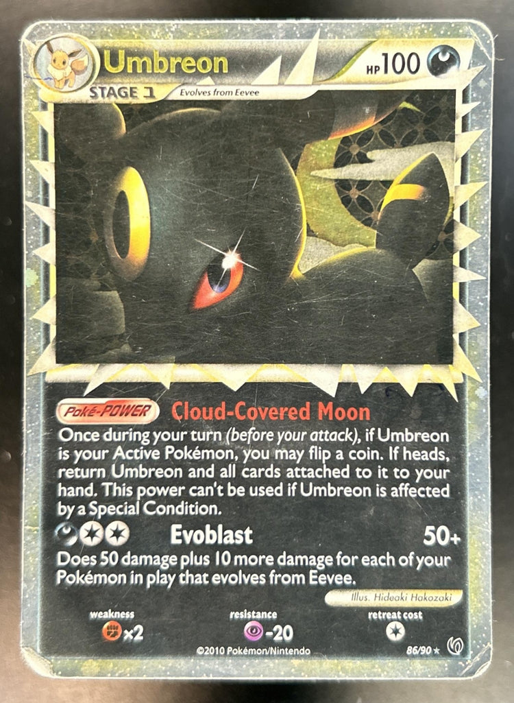 Umbreon HeartGold & SoulSilver Undaunted #86/90 HP
