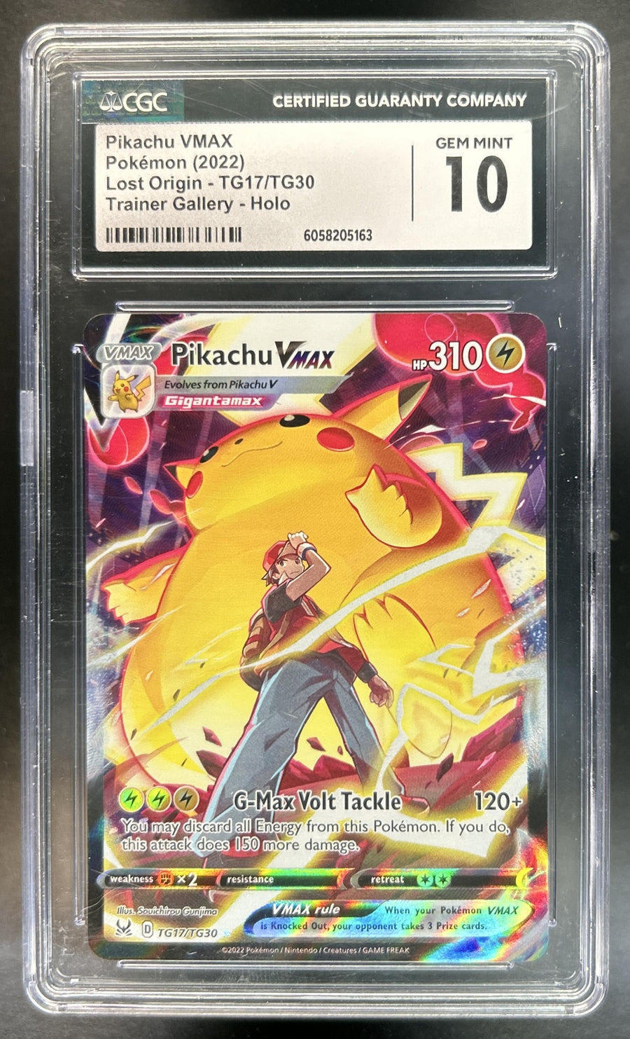 Pikachu VMAX front image
