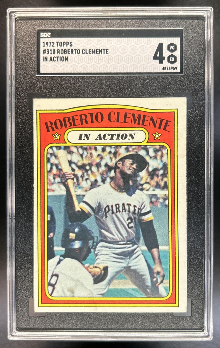 Roberto Clemente 1972 Topps #310 Pirates SGC 4