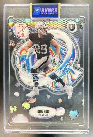 Brock Bowers 2024 Topps Signature Class #F-6 Fluidity RC Raiders