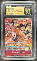 Monkey D. Luffy The Time of Battle #OP16-015 Alternate Art SP CGC Pristine 10