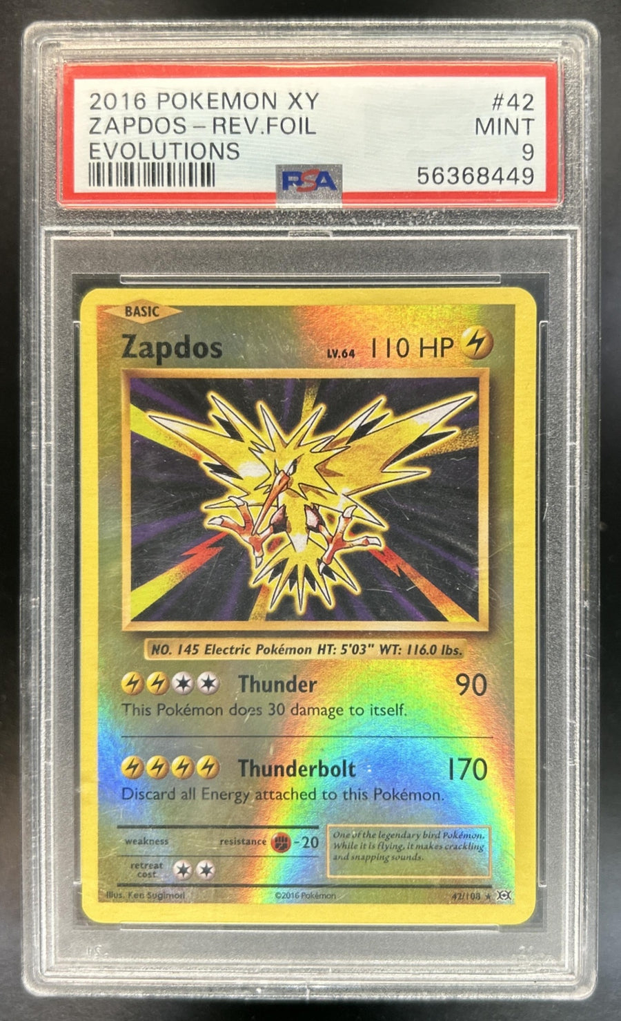 Zapdos front image