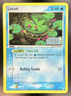 Lotad EX Crystal Guardians #55/100 Reverse Holo LP