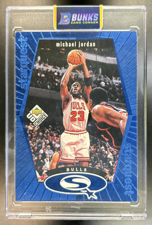 Michael Jordan 1998-99 Upper Deck Choice #SQ30 StarQuest Blue Bulls