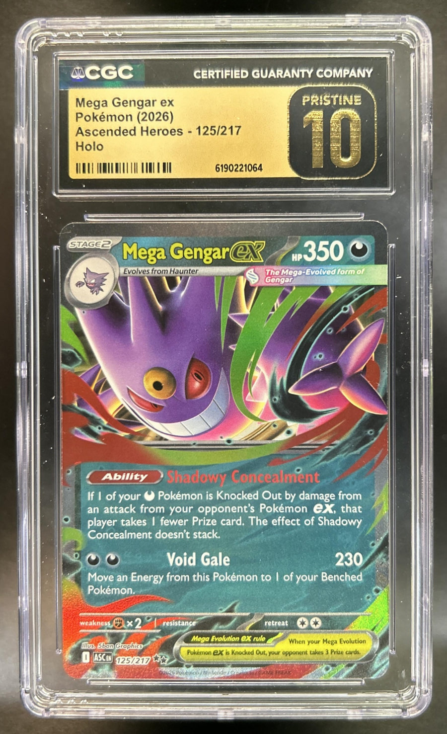 Mega Gengar ex front image