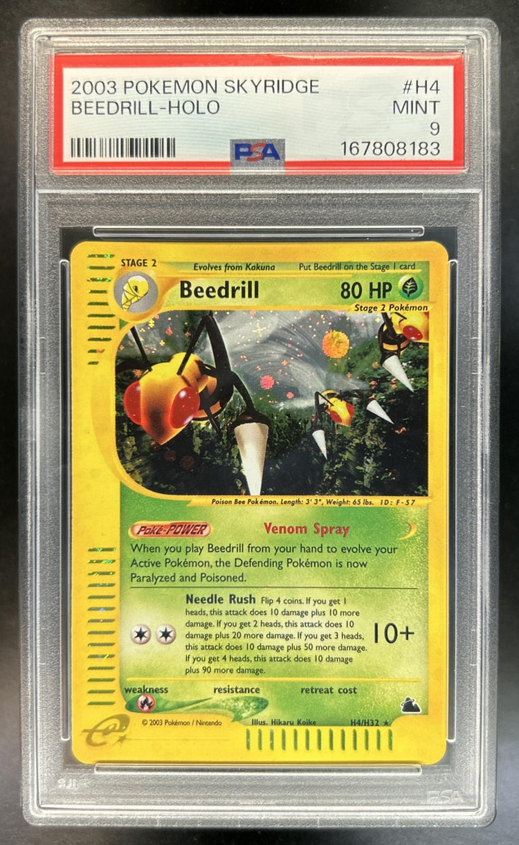 Beedrill Skyridge #H4/H32 Holo PSA 9