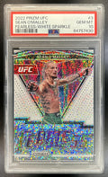 Sean O'Malley Prizm UFC #3 Fearless White Sparkle PSA 10
