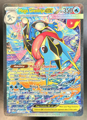 Mega Greninja ex Evolution Chaos Rising #116/086 Special Illustration Rare