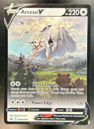 Arceus V Sword & Shield Black Star Promos #SWSH204 2022