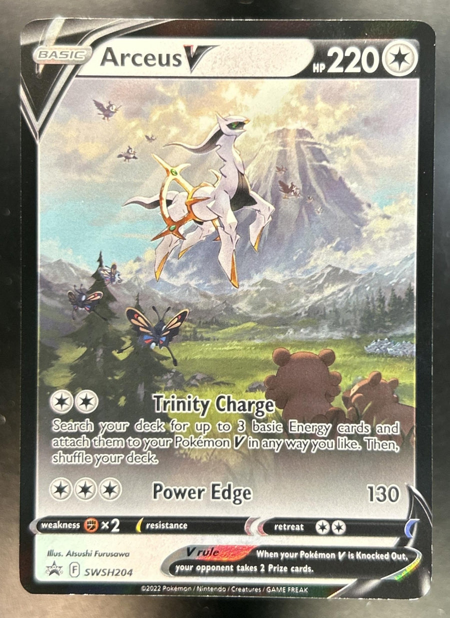 Arceus V Sword & Shield Black Star Promos #SWSH204 2022