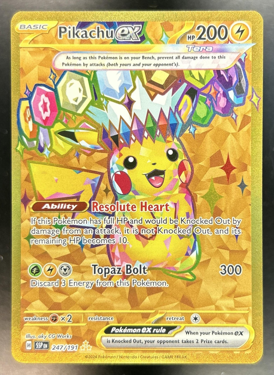 Pikachu Ex Surging Sparks #247/191