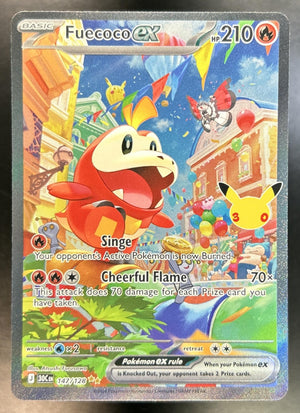 Fuecoco ex 30th Celebration #147/128 Special Illustration Rare
