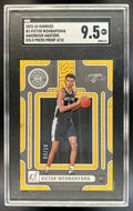 Victor Wembanyama 2023-24 Panini Donruss #3 Hardwood Masters Gold Press Proof 4/10 RC Spurs SGC 9.5