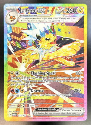 Jolteon ex Prismatic Evolutions #153/131 Special Illustration Rare
