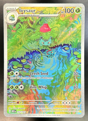 Ivysaur SV 151 #167/165 Illustration Rare