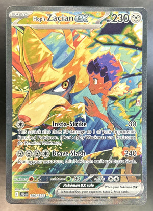 Hop's Zacian ex Journey Together #186/159