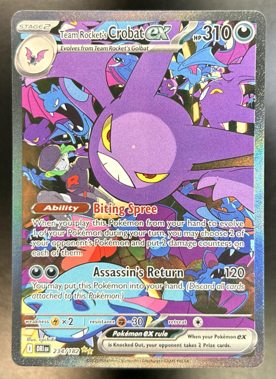 Team Rocket's Crobat ex front image