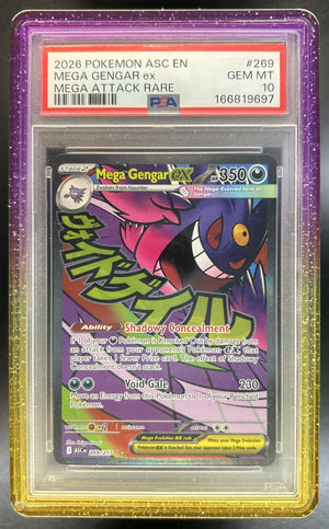 Mega Gengar ex Ascended Heroes #269/217 Attack Rare PSA 10
