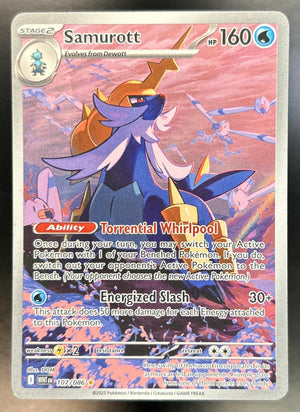 Samurott White Flare #107/086 Illustration Rare