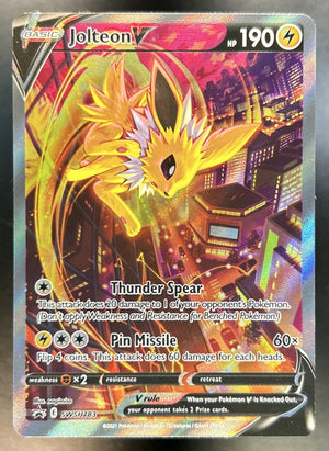 Jolteon V Sword & Shield Black Star Promos #SWSH183 2021