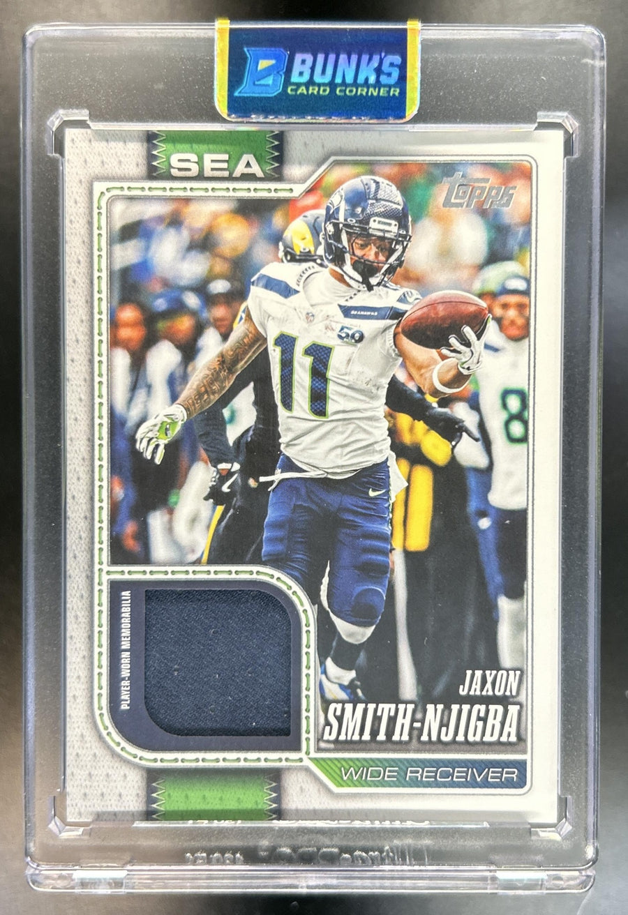 Jaxon Smith-Njigba 2026 Topps #ROR-JSN Real One Relic MEM SSP Seahawks